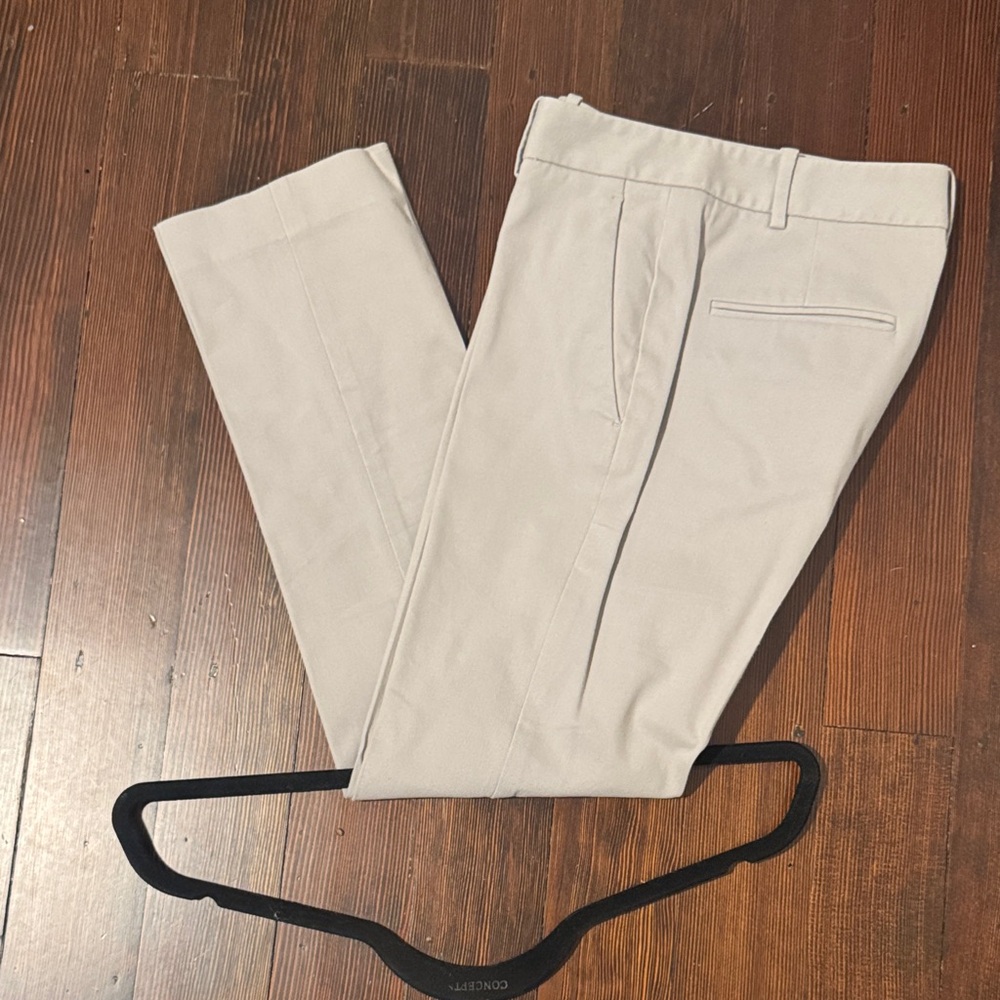 Theory Light Beige Dress Pants